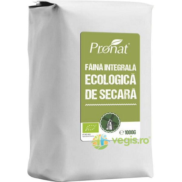 Faina Integrala de Secara Ecologica/Bio 1kg, PRONAT, Faina integrala, 1, Vegis.ro