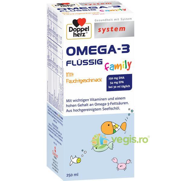Sirop Omega-3 Family 250ml, DOPPEL HERZ, Produse Imunitate Copii, 2, Vegis.ro