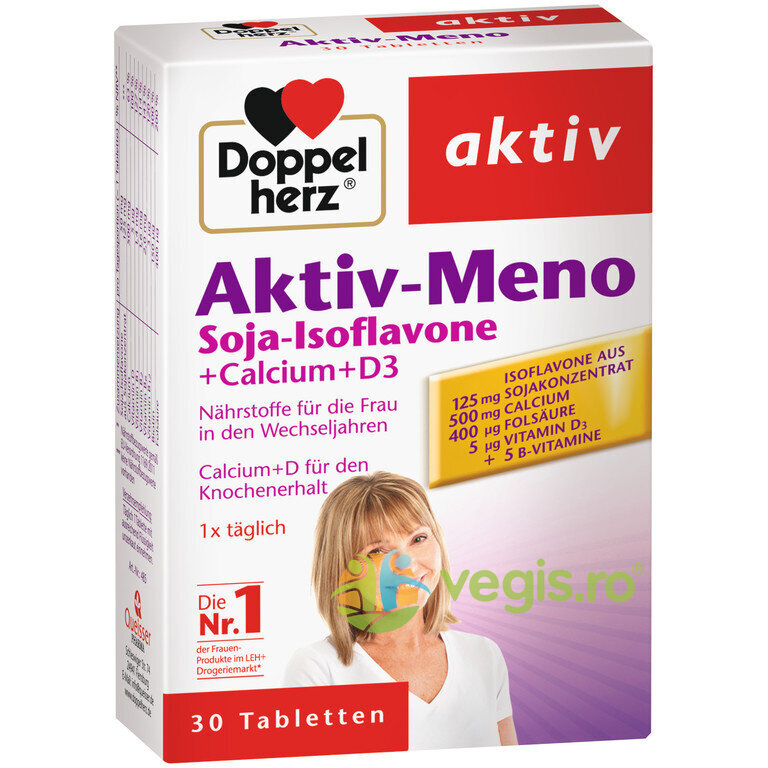 Meno Soia-Isoflavone + Calciu + Vitamina D3 Aktiv 30tb