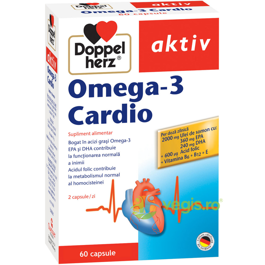 Omega-3 Cardio Aktiv 60cps 60cps Capsule, Comprimate