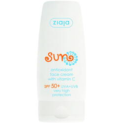 Crema de Protectie Solara Antioxidanta pentru Ten cu Vitamina C SPF50 50ml ZIAJA