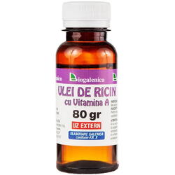 Ulei de Ricin cu Vitamina A 80g BIOGALENICA