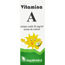 Vitamina A Solutie Orala 10ml BIOGALENICA