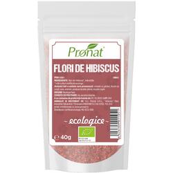 Flori de Hibiscus Maruntite Ecologice/Bio 40g PRONAT