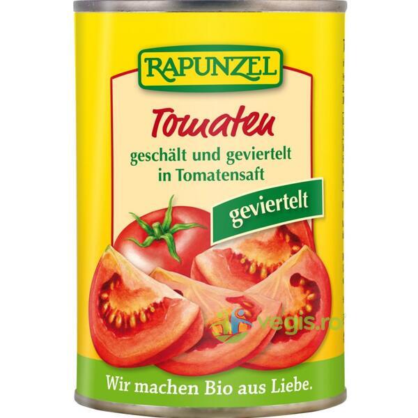 Tomate Cojite si Taiate in Doza Ecologice/Bio 400g, RAPUNZEL, Conserve Naturale, 1, Vegis.ro