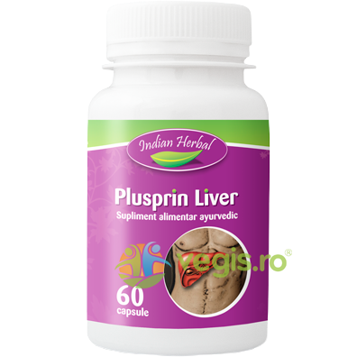 Plusprin Liver 60cps, INDIAN HERBAL, Remedii Capsule, Comprimate, 1, Vegis.ro