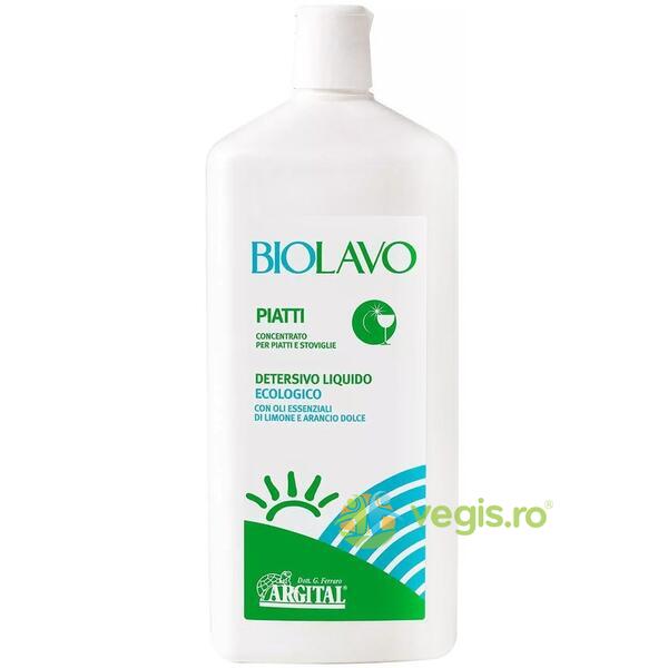 Detergent Super Concentrat de Vase cu Lamaie Biolavo Ecologic/Bio 1L, ARGITAL, Detergent Vase, 1, Vegis.ro