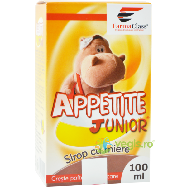 Appetite Junior Sirop cu Miere 100ml, FARMACLASS, Siropuri, Sucuri naturale, 1, Vegis.ro