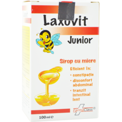 Laxovit Junior Sirop cu Miere 100ml FARMACLASS