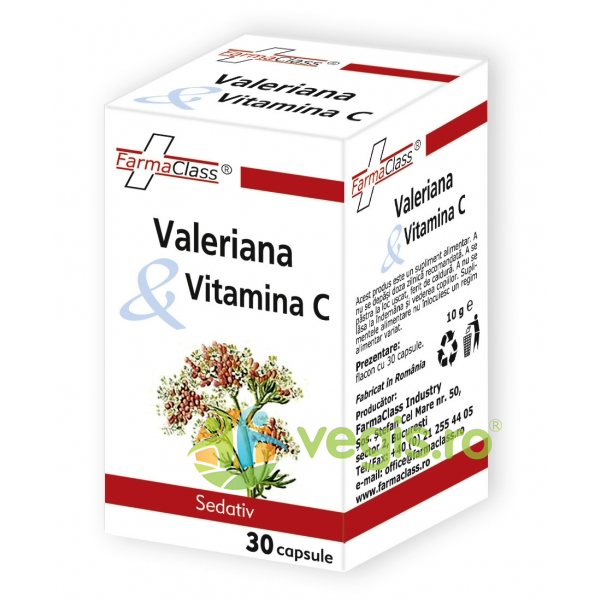 Valeriana si Vitamina C 30cps