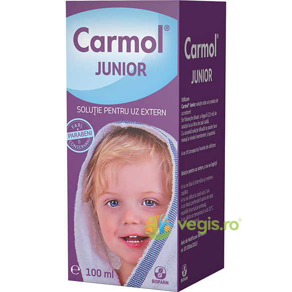 Carmol Junior 100ml, BIOFARM, Remedii Raceala Copii, 1, Vegis.ro