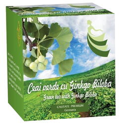 Ceai Verde cu Ginkgo Biloba 20dz BIS-NIS