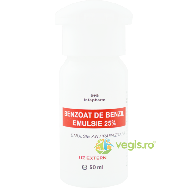 Benzoat de Benzil Emulsie 50ml, INFOPHARM, Unguente, Geluri Naturale, 1, Vegis.ro