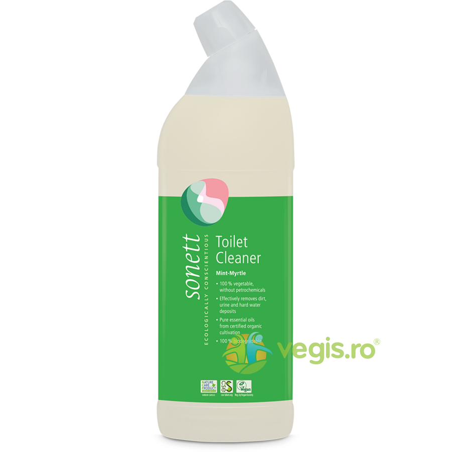 Detergent pentru Toaleta cu Menta si Mirt Ecologic/Bio 750ml 750ml Detergenti