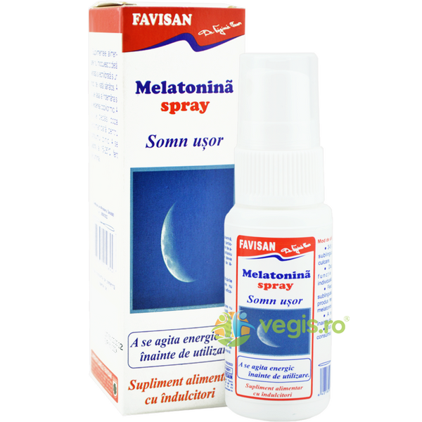 Melatonina Spray 30ml, FAVISAN, Remedii Naturale ORL, 1, Vegis.ro