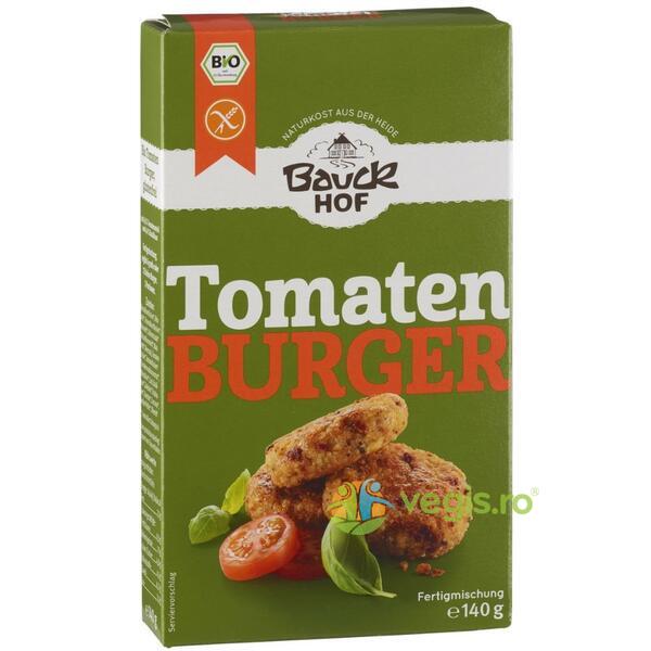 Mix pentru Burgeri cu Tomate si Busuioc fara Gluten Ecologic/Bio 140g, BAUCKHOF, Alimente BIO/ECO, 1, Vegis.ro