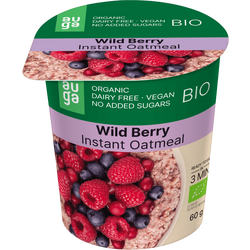 Porridge din Ovaz Integral cu Fructe de Padure Ecologic/Bio 60g AUGA
