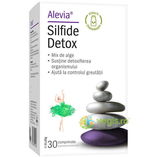 Silfide Detox 30cpr, ALEVIA, Capsule, Comprimate, 1, Vegis.ro