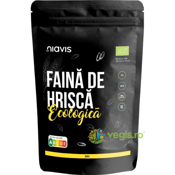 Faina de Hrisca fara Gluten Ecologica/Bio 500g, NIAVIS, Faina fara gluten, 1, Vegis.ro