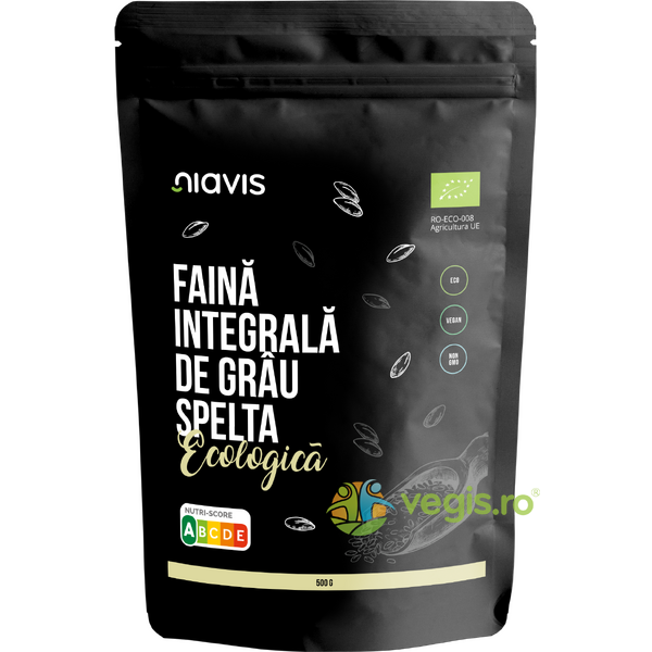 Faina Integrala de Grau Spelta Ecologica/Bio 500g, NIAVIS, Faina integrala, 1, Vegis.ro