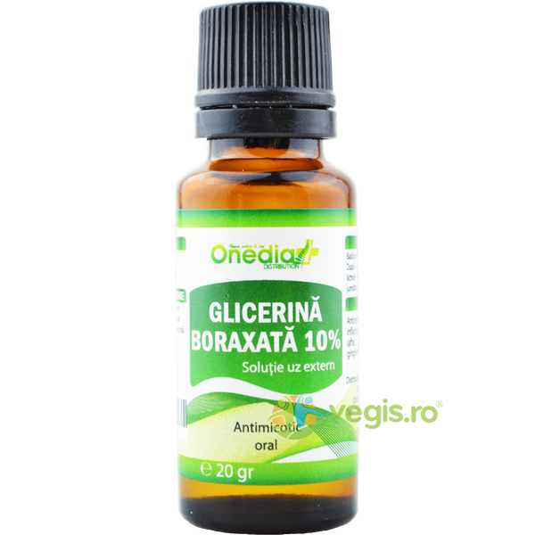 Glicerina Boraxata 10% 20g, ONEDIA, Unguente, Geluri Naturale, 1, Vegis.ro