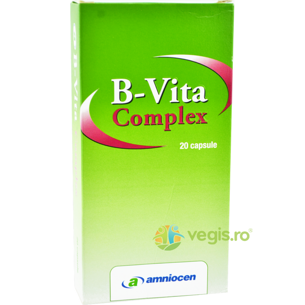 B-Vita Complex 20cps, AMNIOCEN, Capsule, Comprimate, 1, Vegis.ro