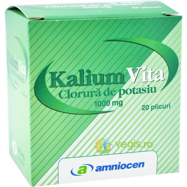Kalium Vita (Clorura de Potasiu) 20plicuri, AMNIOCEN, Pulberi & Pudre, 1, Vegis.ro