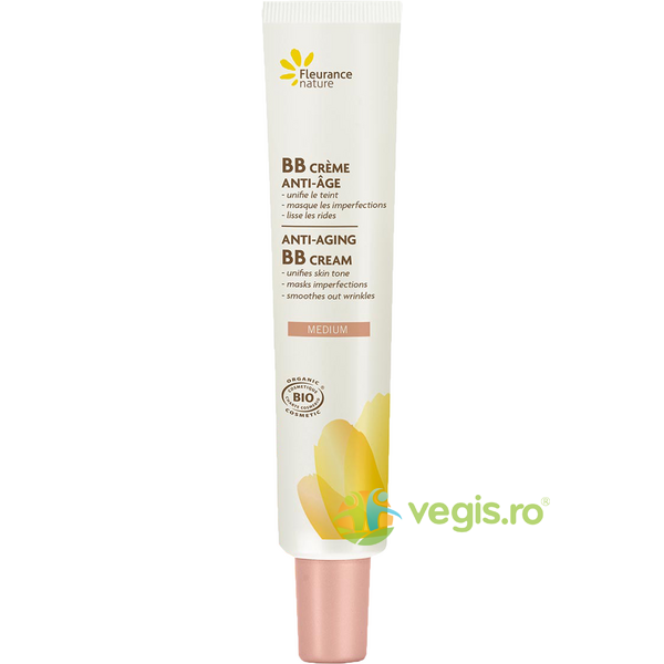 BB Cream Anti-Aging Medium Bio 40ml, FLEURANCE NATURE, Cosmetice ten, 1, Vegis.ro