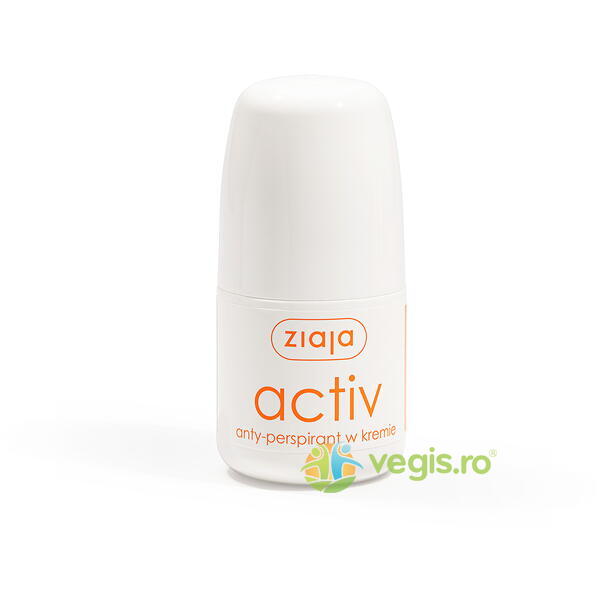 Antiperspirant Roll-on Activ Cremos 60ml, ZIAJA, Deodorante naturale, 1, Vegis.ro