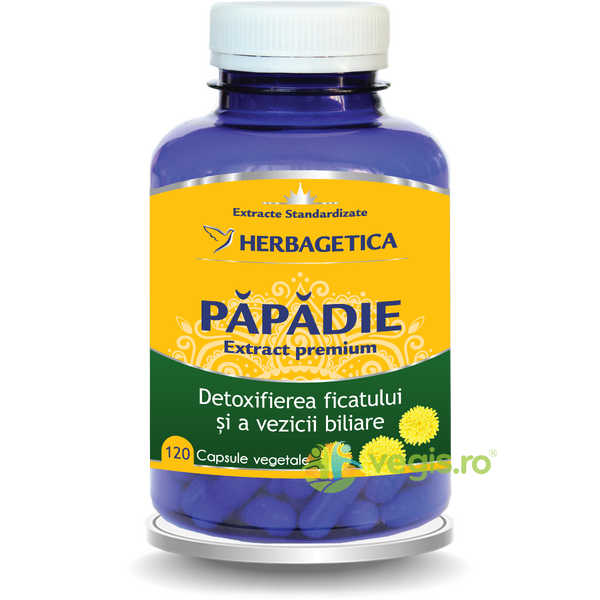 Papadie Extract 120cps, HERBAGETICA, Remedii Capsule, Comprimate, 1, Vegis.ro