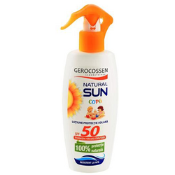 Lotiune Spray de Plaja pentru Copii SPF50 Natural Sun 200ml GEROCOSSEN