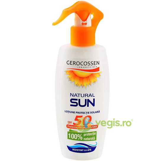 Lotiune Spray de Plaja SPF50 Natural Sun 200ml, GEROCOSSEN, Plaja & Protectie Solara, 1, Vegis.ro