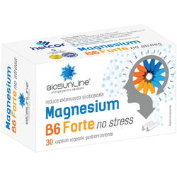 Magnesium B6 Forte No Stress 30cps gastrorezistente BIOSUNLINE