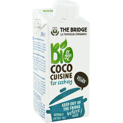 Crema Vegetala din Cocos pentru Gatit Ecologica/Bio 200ml THE BRIDGE