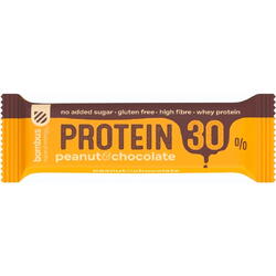 Baton Proteic cu Arahide si Ciocolata fara Gluten 30% Proteine 50g BOMBUS