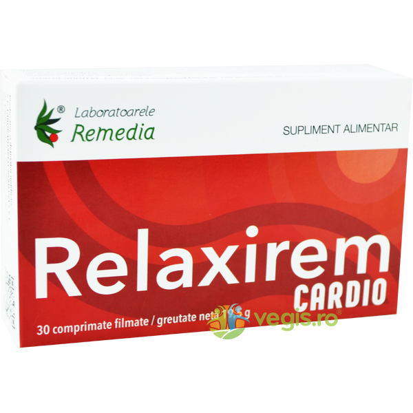 Relaxirem Cardio 30cpr, REMEDIA, Capsule, Comprimate, 1, Vegis.ro