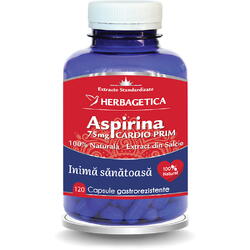 Aspirina Naturala Cardio Prim 120cps HERBAGETICA
