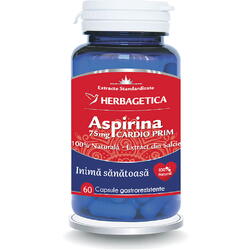 Aspirina Naturala Cardio Prim 60cps HERBAGETICA