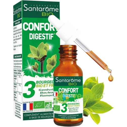 Confort Digestiv Ecologic/Bio 30ml, SANTAROME, Suplimente Lichide, 1, Vegis.ro