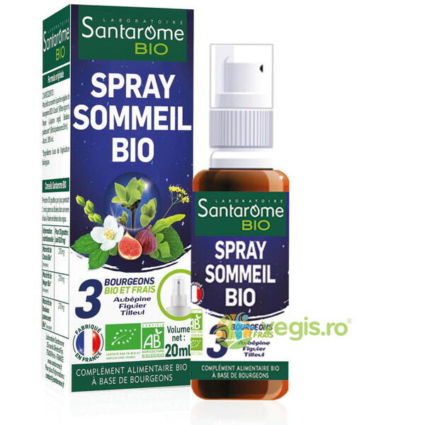 Spray Sommeil (Somn Odihnitor) Ecologic/Bio 20ml, SANTAROME, Suplimente Lichide, 1, Vegis.ro