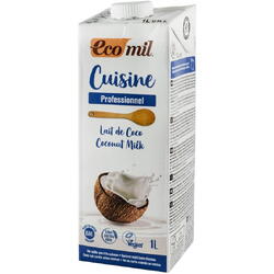 Crema Vegetala cu Cocos pentru Gatit fara Gluten Ecologica/Bio 1L ECOMIL