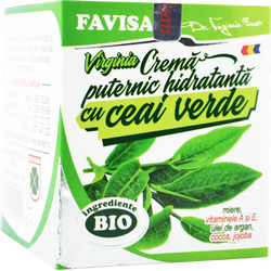 Crema Puternic Hidratanta cu Ceai Verde Virginia 50ml FAVISAN