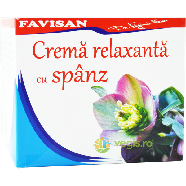 Crema Relaxanta cu Spanz 50ml, FAVISAN, Corp, 2, Vegis.ro