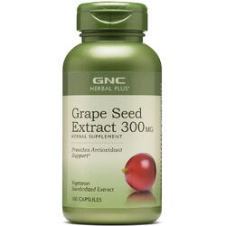 Extract din Seminte de Struguri 300mg Herbal Plus 100cps GNC