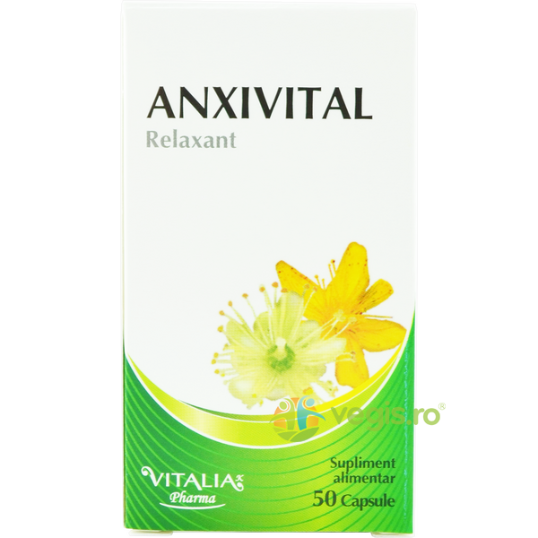 Anxivital Relaxant 50cps, VIVA PHARMA, Remedii Capsule, Comprimate, 1, Vegis.ro