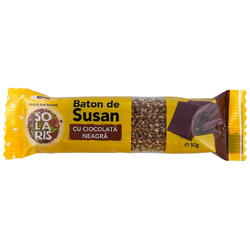 Baton de Susan cu Ciocolata Neagra 30g SOLARIS