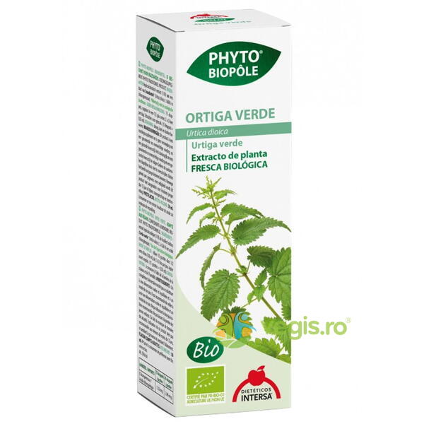 Extract de Urzica Verde Ecologic/Bio 50ml, PHYTO BIOPOLE, Suplimente Lichide, 2, Vegis.ro