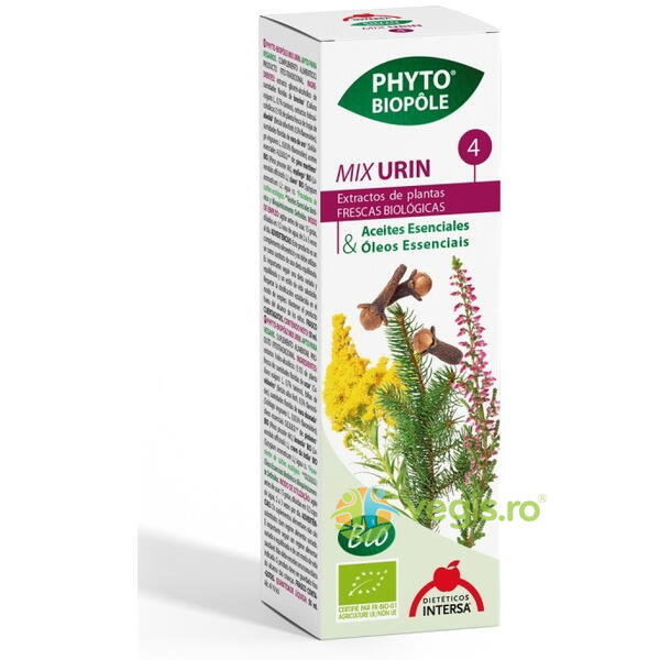 Mix 4 din Plante pentru Tractul Urinar Ecologic/Bio 50ml, PHYTO BIOPOLE, Suplimente Lichide, 2, Vegis.ro