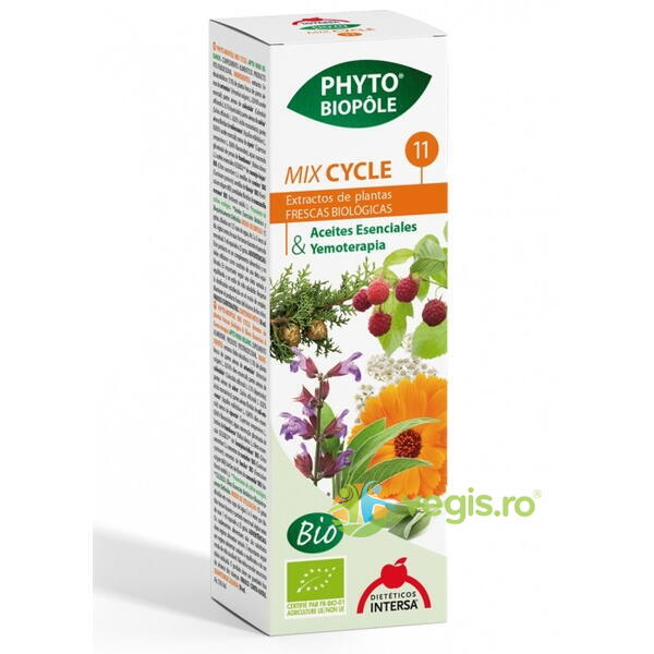 Mix 11 din Plante pentru Reglarea Ciclului Menstrual Cycle 50ml, PHYTO BIOPOLE, Suplimente Lichide, 2, Vegis.ro