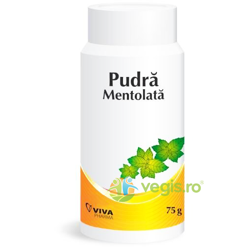 Pudra Mentolata 75g, VITALIA PHARMA, Deodorante naturale, 1, Vegis.ro